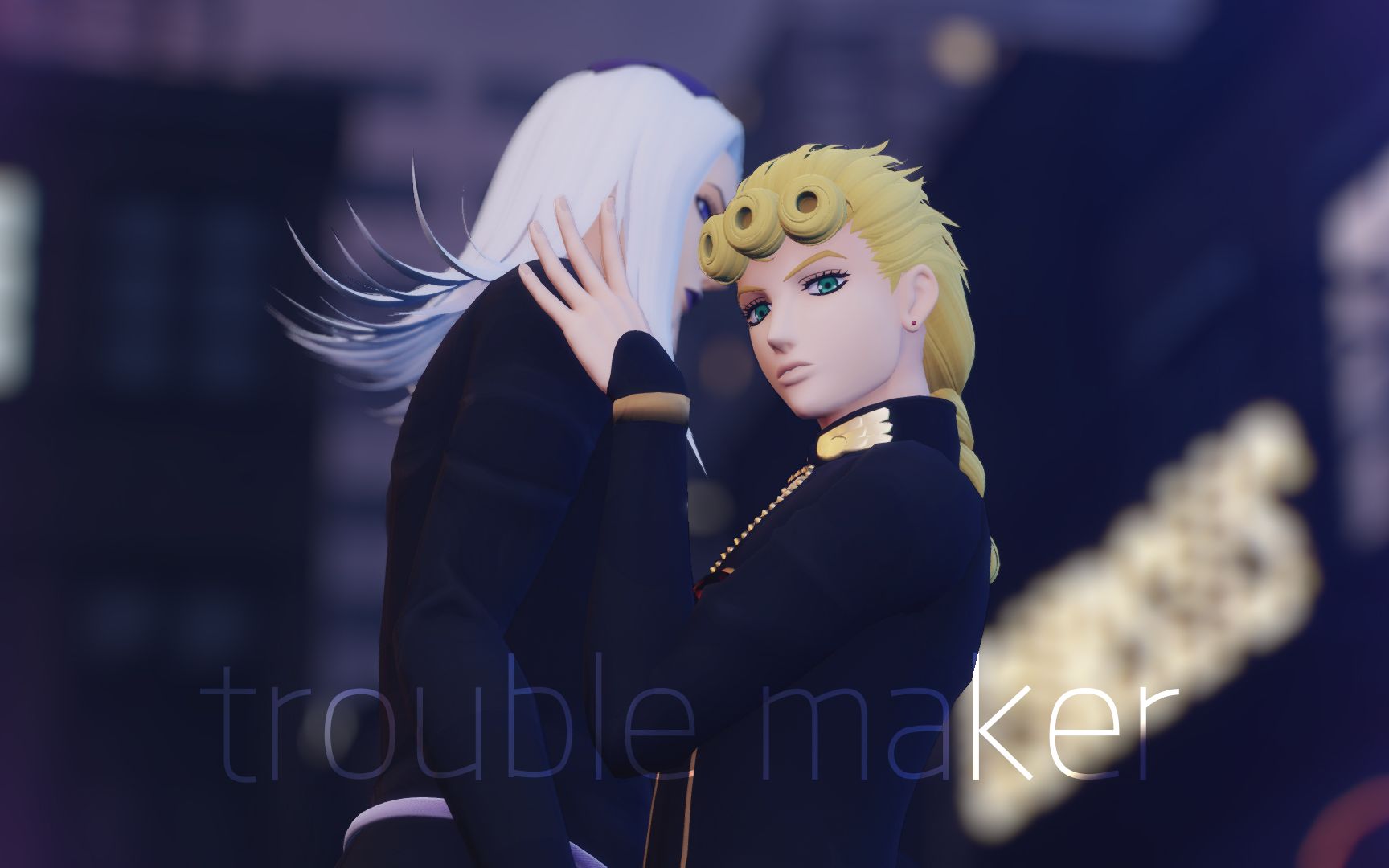 [图]【JOJO/MMD‌】茶&茸 | 被迫营业，相互嫌弃的𝘁𝗿𝗼𝘂𝗯𝗹𝗲 𝗺𝗮𝗸𝗲𝗿