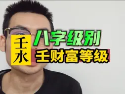 Download Video: 壬水的财富级别，如何看？