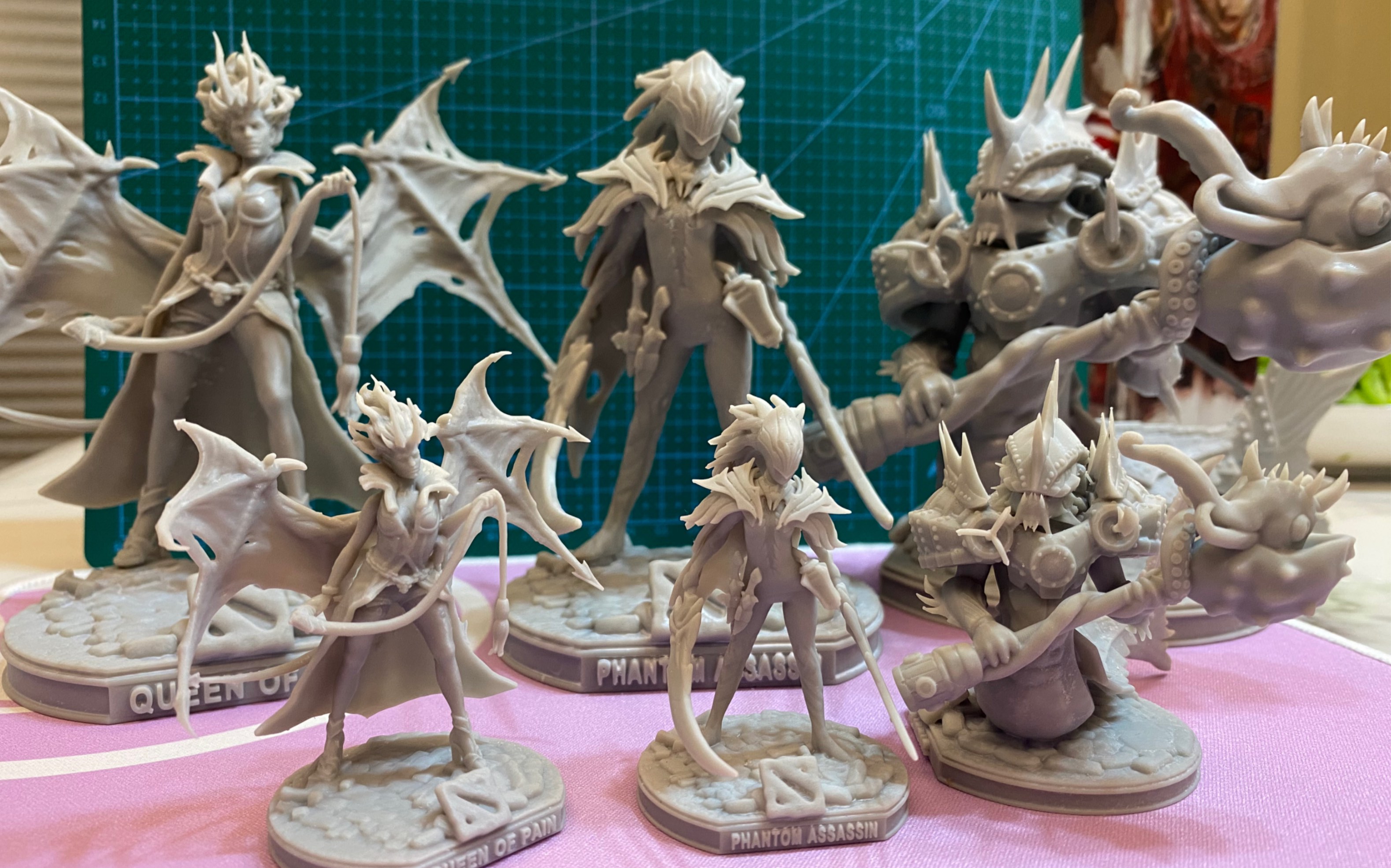 刀塔dota2战棋模型手办3d打印,至宝女王,至宝不休pa,全不朽大鱼征召