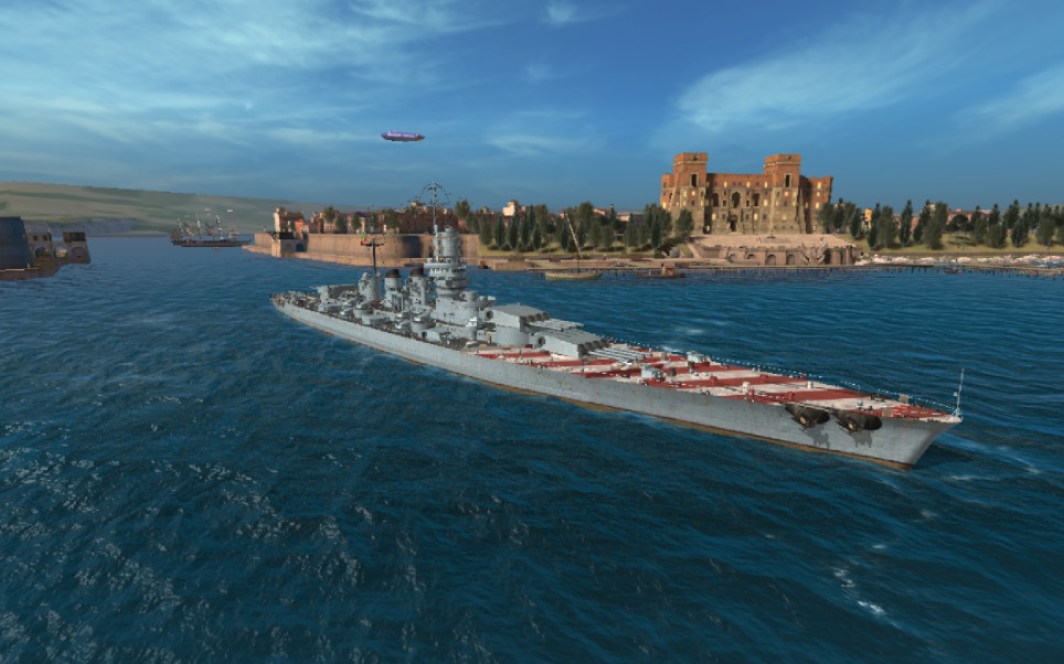 九级意大利战列舰 勒班陀号下水