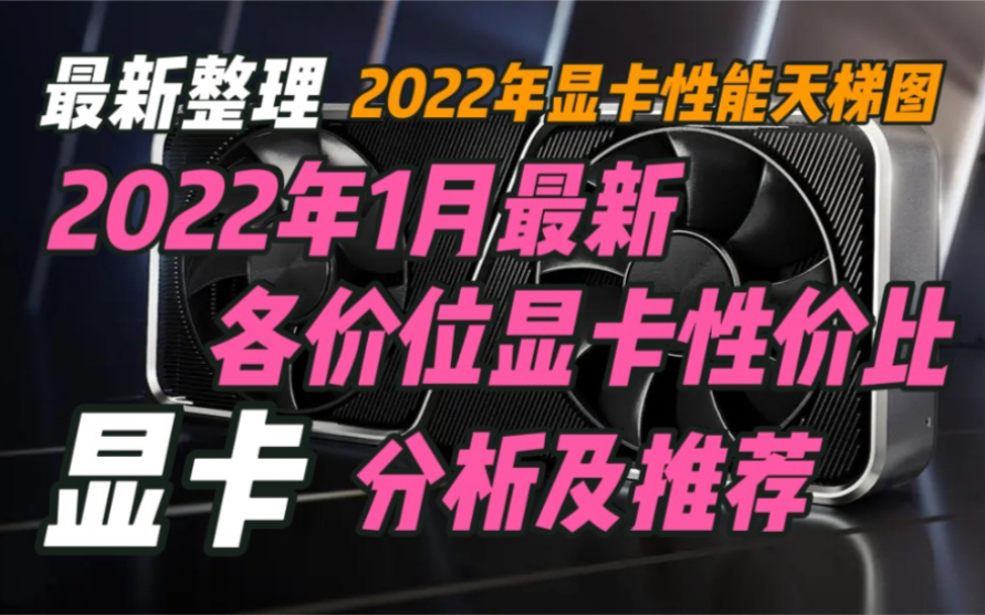 【2022年最新】30020000元显卡推荐及性价比分析,最新显卡价格统计,最新显卡性能天梯图,显卡下山攻略.【显卡性价比分析】【电脑装机推荐】哔...