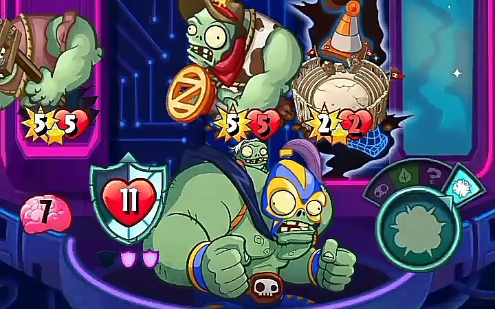 【冷静不是耍帅】pvz英雄 排位上分 重击巨尸就是给力_哔哩哔哩_bili