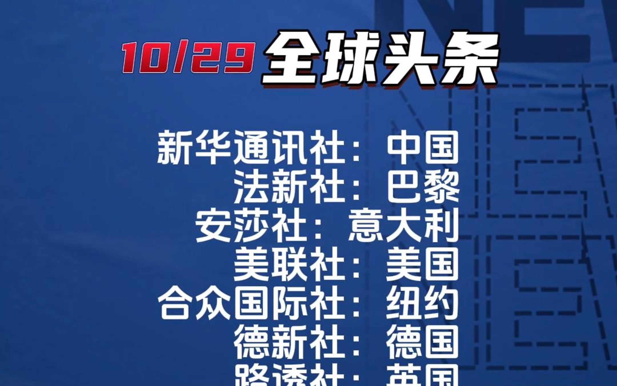 10月29号,全球头条!了解世界多一点.#新闻 #国际新闻 #新闻简报 #巴以冲突哔哩哔哩bilibili