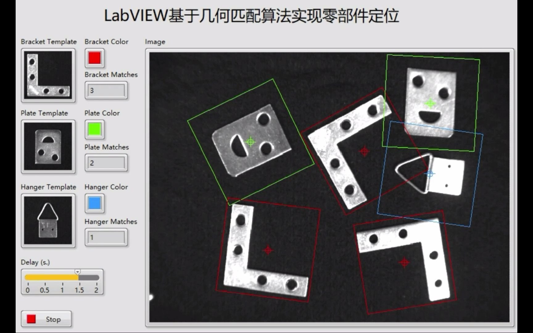 LabVIEW基于几何匹配算法实现零部件定位哔哩哔哩bilibili