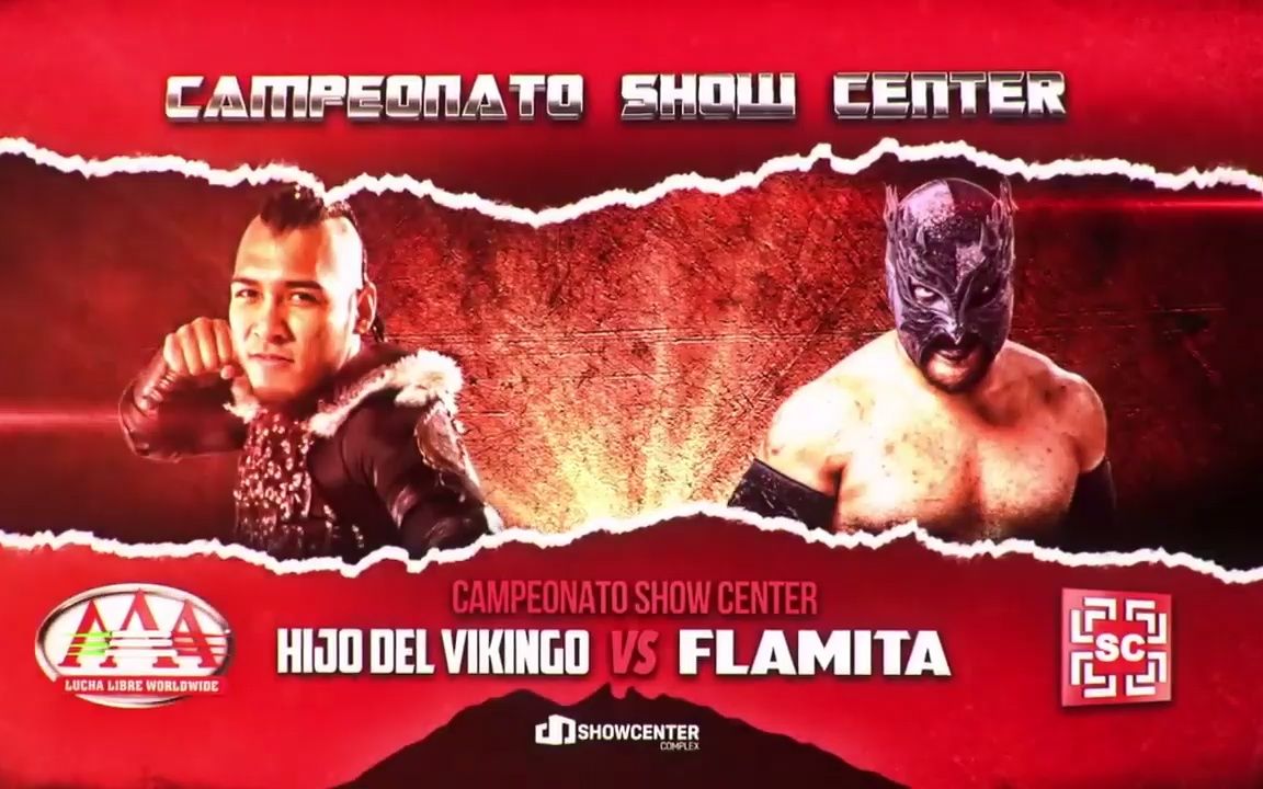 [图]2022.03.12 AAA Showcenter - El Hijo del Vikingo vs. Flamita