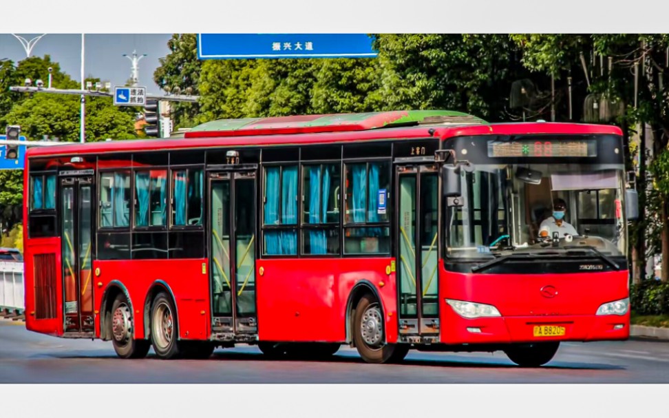 【走行音/消逝的三轴龙】南昌公交金龙客车xmq6141g-allison t(6at)