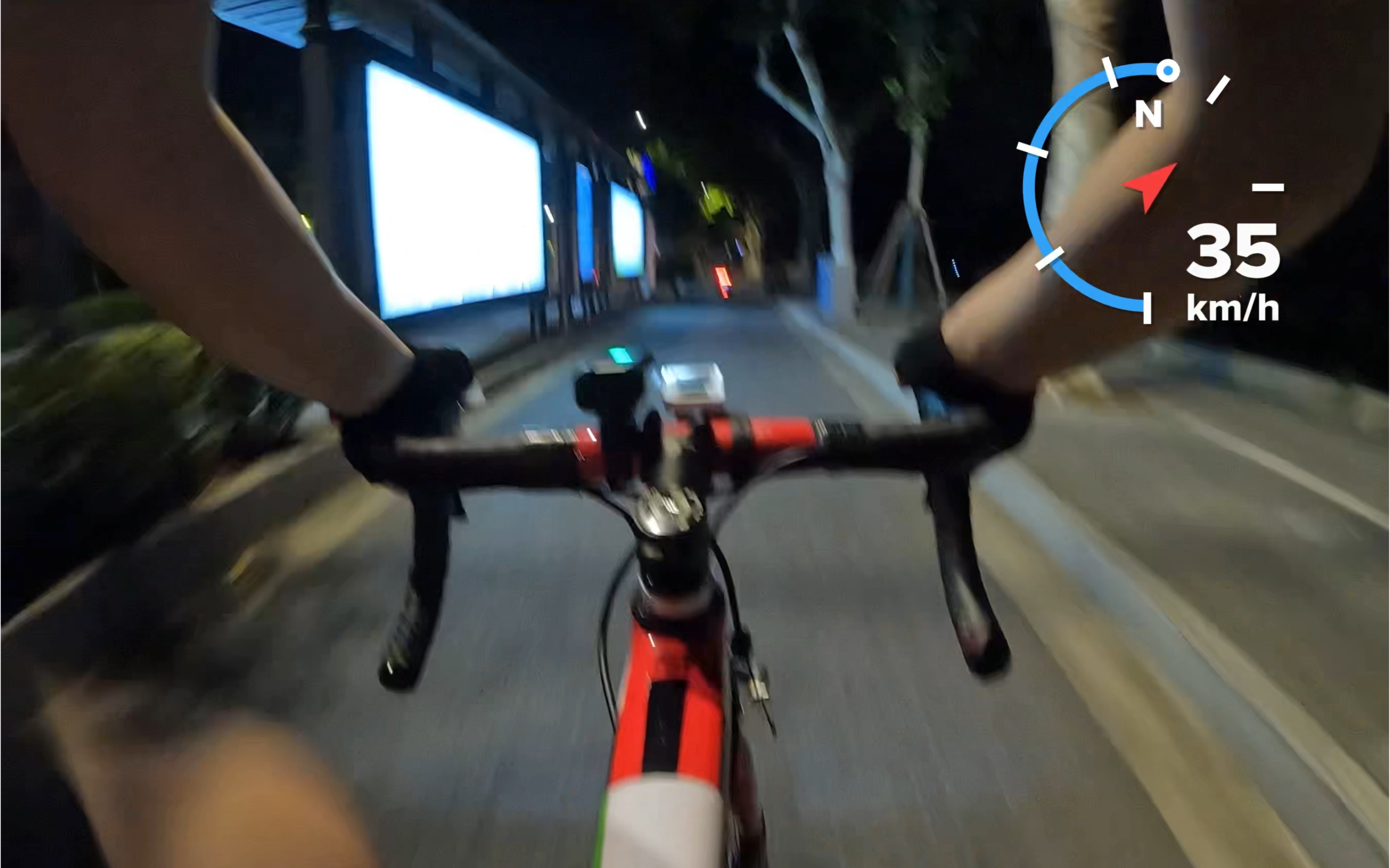 南京下马坊夜骑公路车