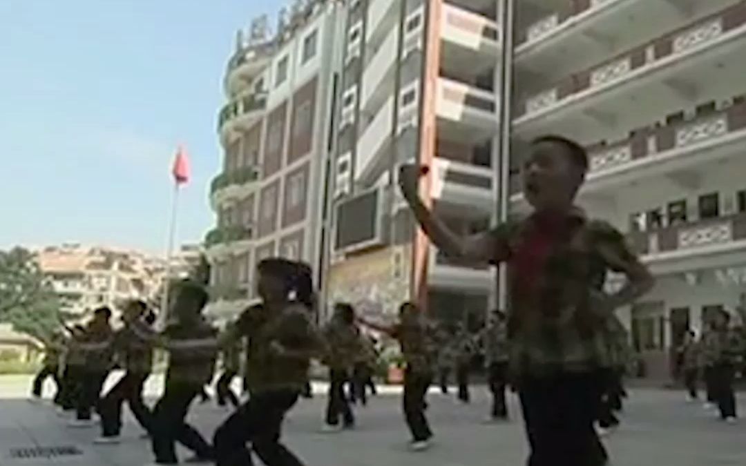 小学编印武术课程,五祖拳编成广播体操哔哩哔哩bilibili