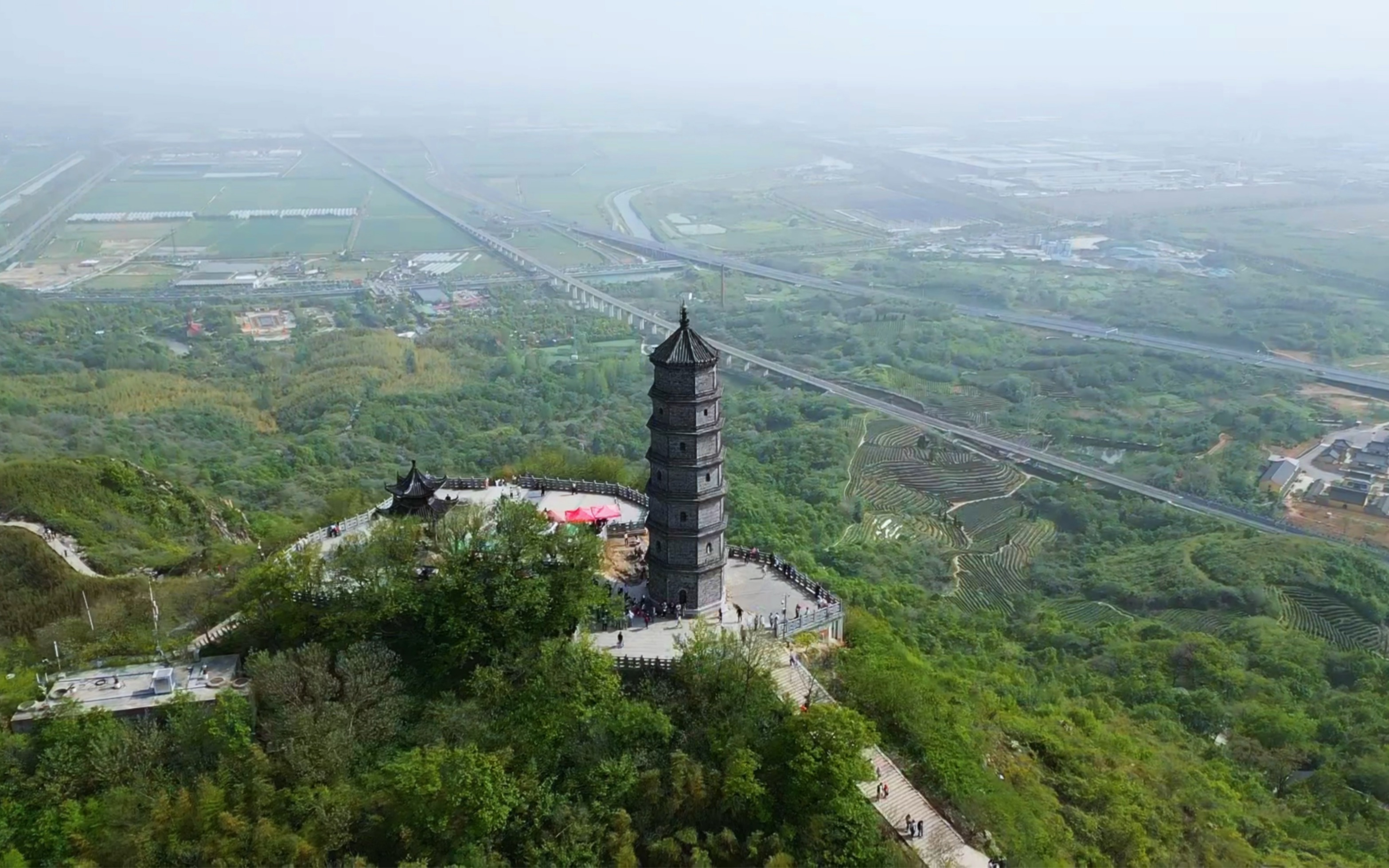 镇江圌山景区徒步登山旅行哔哩哔哩bilibili