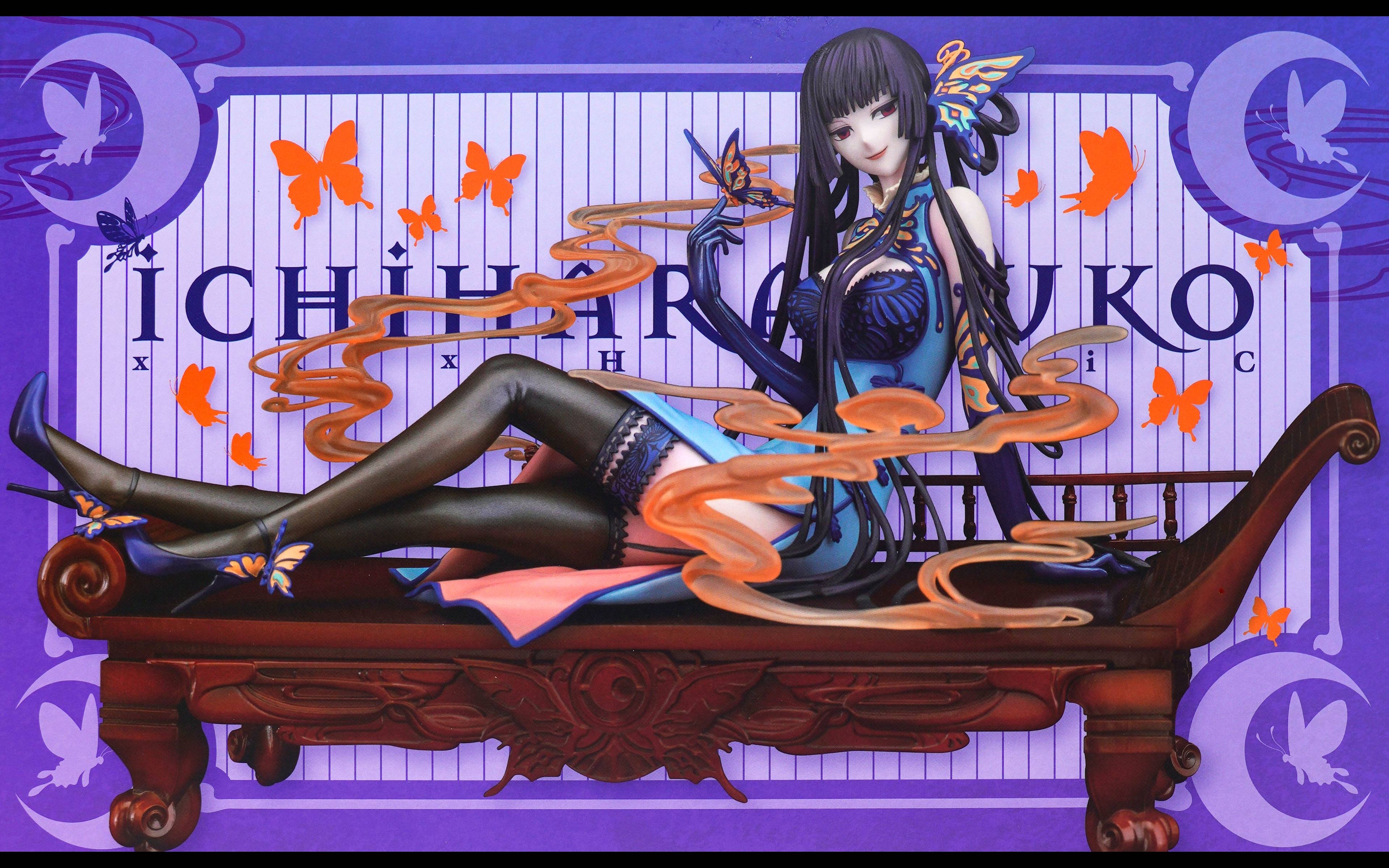 【手办来啦】xxxholic 壹原侑子 旗袍雕像系列 emontoys_哔哩哔哩