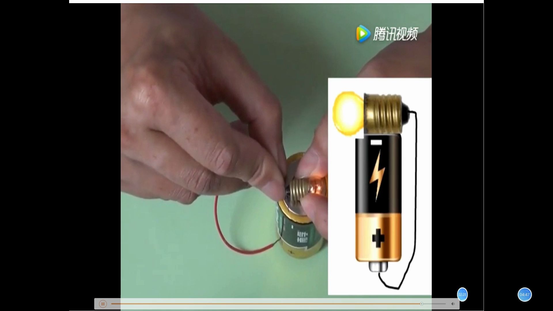 [图]铁军四5班科学《点亮小灯泡》实验