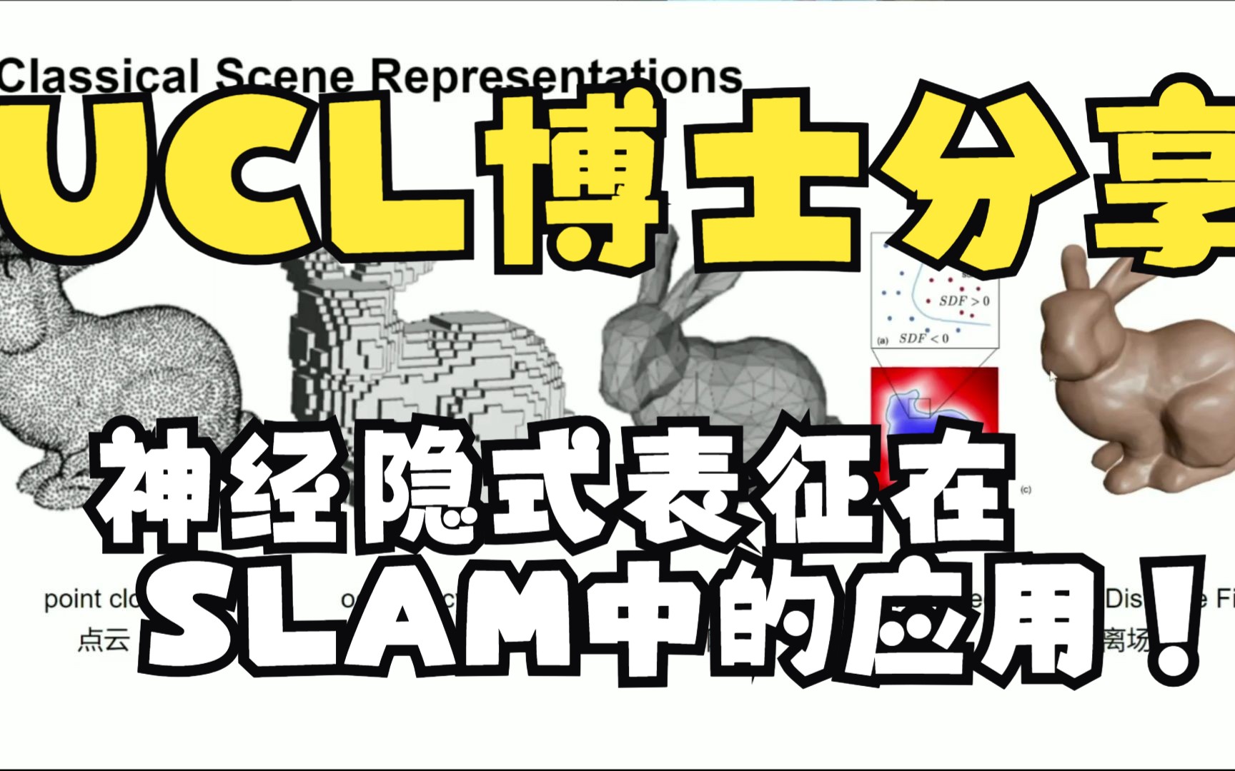 UCL博士分享:神经隐式表征在SLAM中的应用(附PPT!)哔哩哔哩bilibili