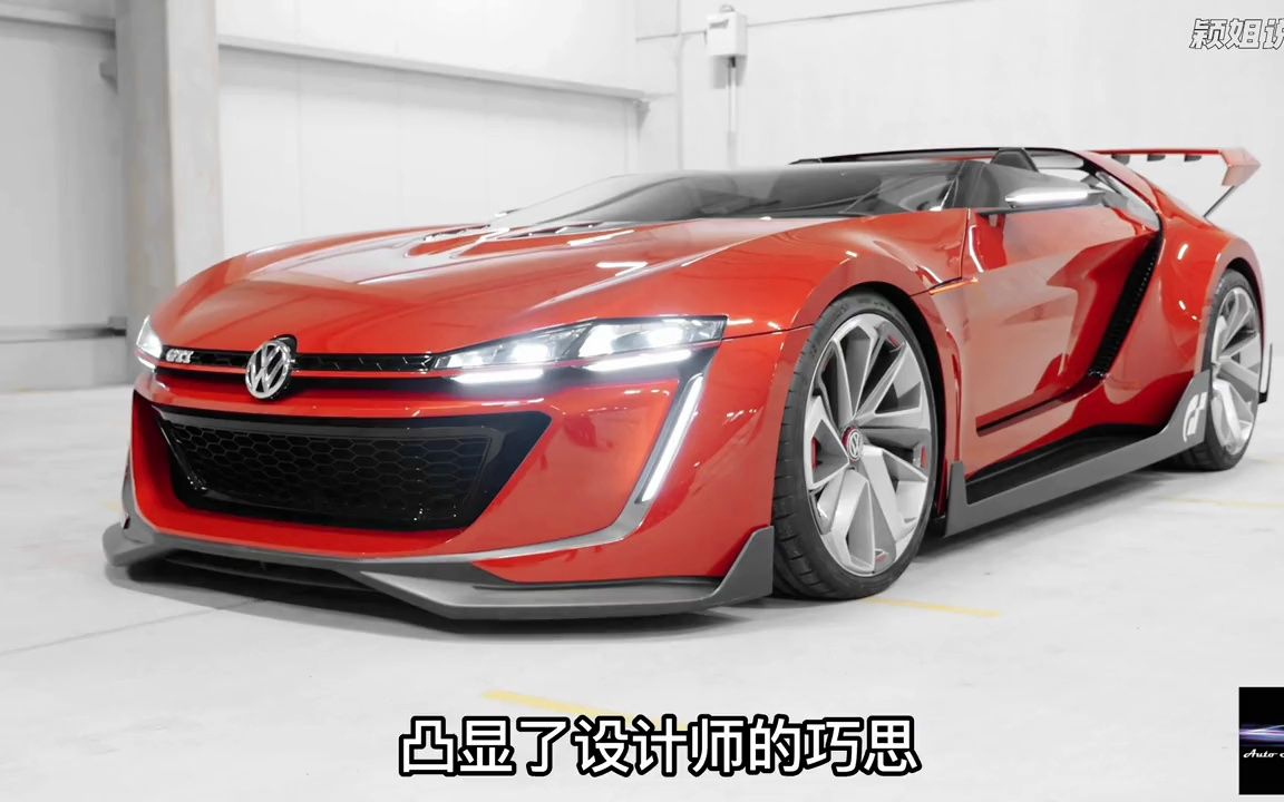 大众高尔夫gti敞篷版概念车.如果能量产那不得了#大众高尔夫