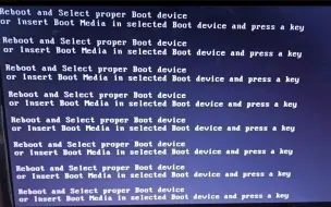 Скачать видео: 电脑显示reboot and select proper boot deviceor