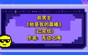 双男主《他是我的晨曦》已完结 作者：无边之海，口是心非温柔攻✖内向敏感坚韧受，异世幻想 信息素 虐恋 破镜重圆 主受 ABO【推文】寒武纪年