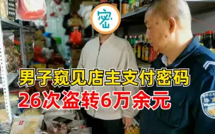 Download Video: 男子偷窥店主密码后26次盗刷6万：借手机转账后删掉记录