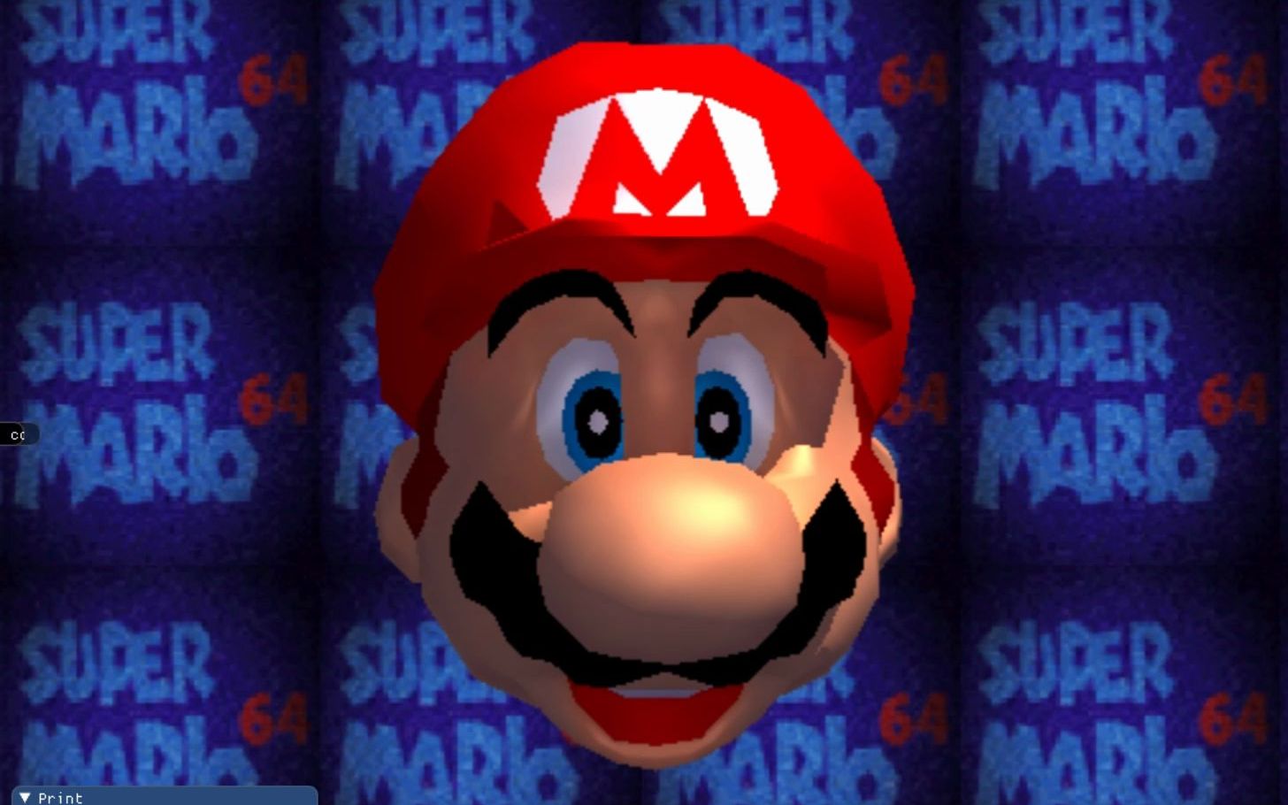 超级马里奥64开启光线追踪全局光照后的效果1060m勉强不卡