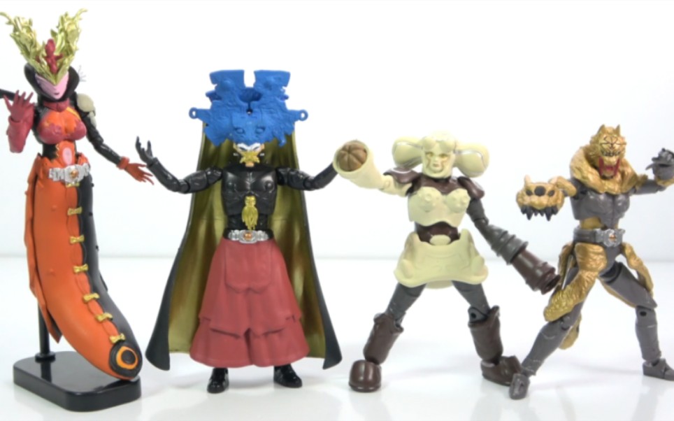 candy toy:食玩假面骑士shodo-o 掌动o 假面骑士w 园咲家套装 开封