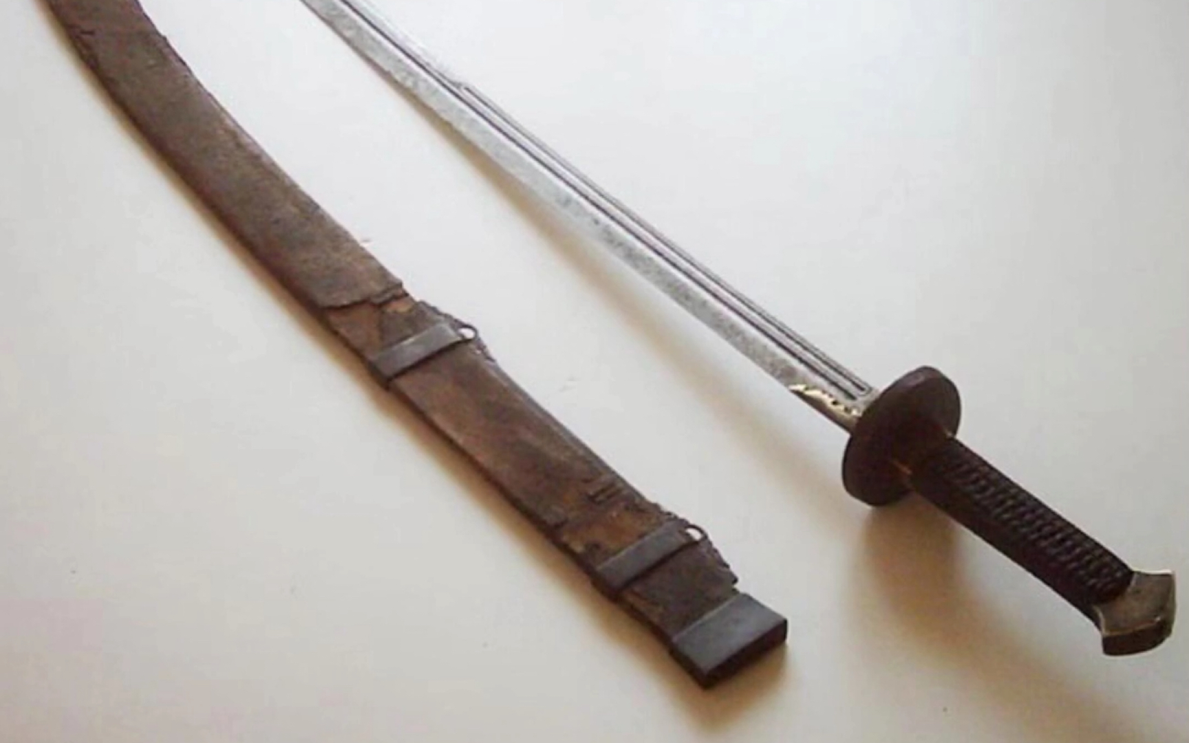 火与铁的艺术～复制一把雁翎刀