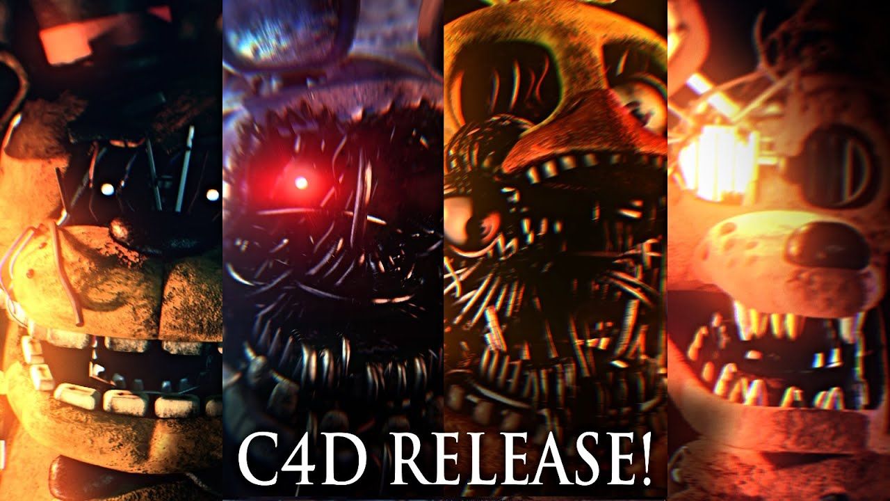 【玩具熊的午夜后宫】FNAF C4D One单机游戏热门视频