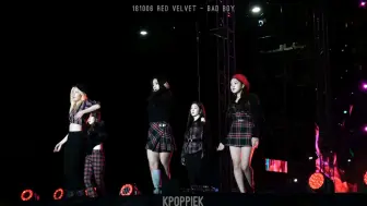 Video herunterladen: 181006 4K Red Velvet Bad Boy 正演现场+私服排演场(大树)Fancam，传两场试下，哈哈