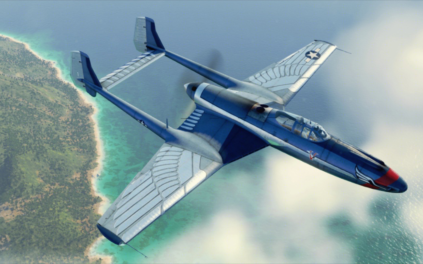 战机世界金币战机系列美系篇vi级重战vultexp54天鹅