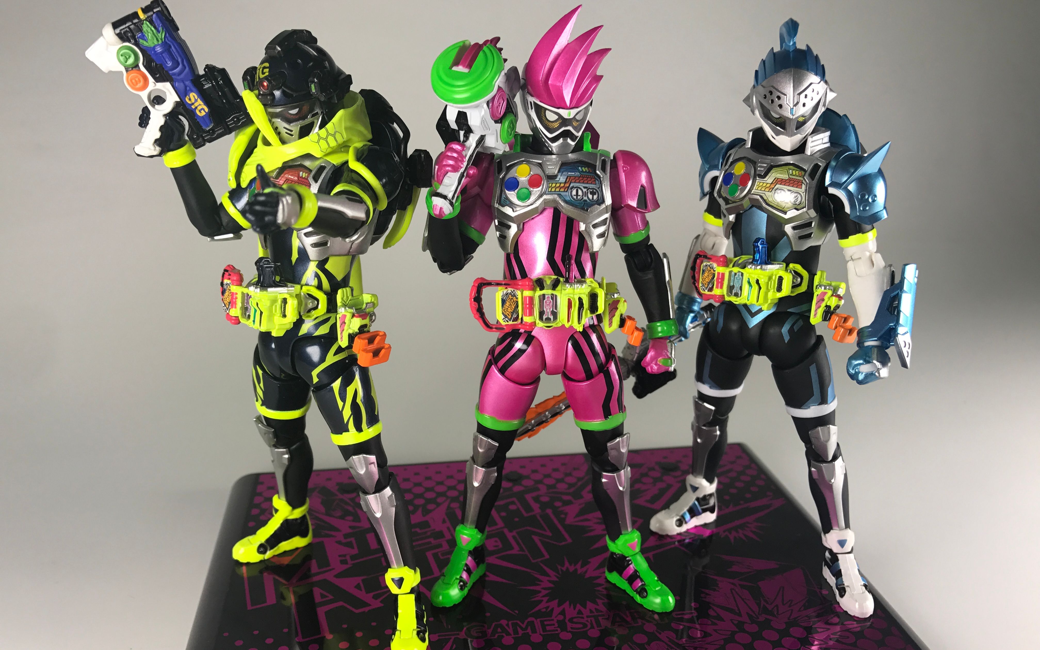 【淺赤測評】假面騎士exaid shf 三人套