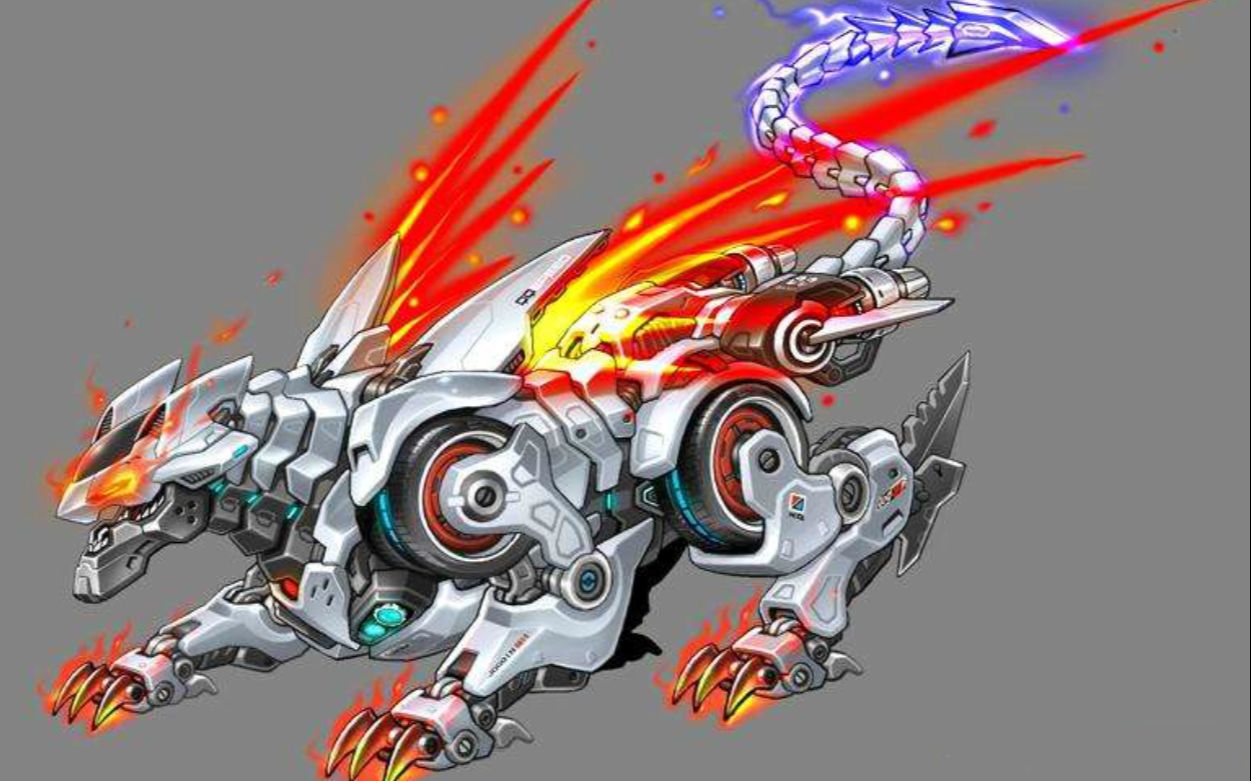 qq飞车首辆兽形态高人气特效机甲赛车银魂捷豹