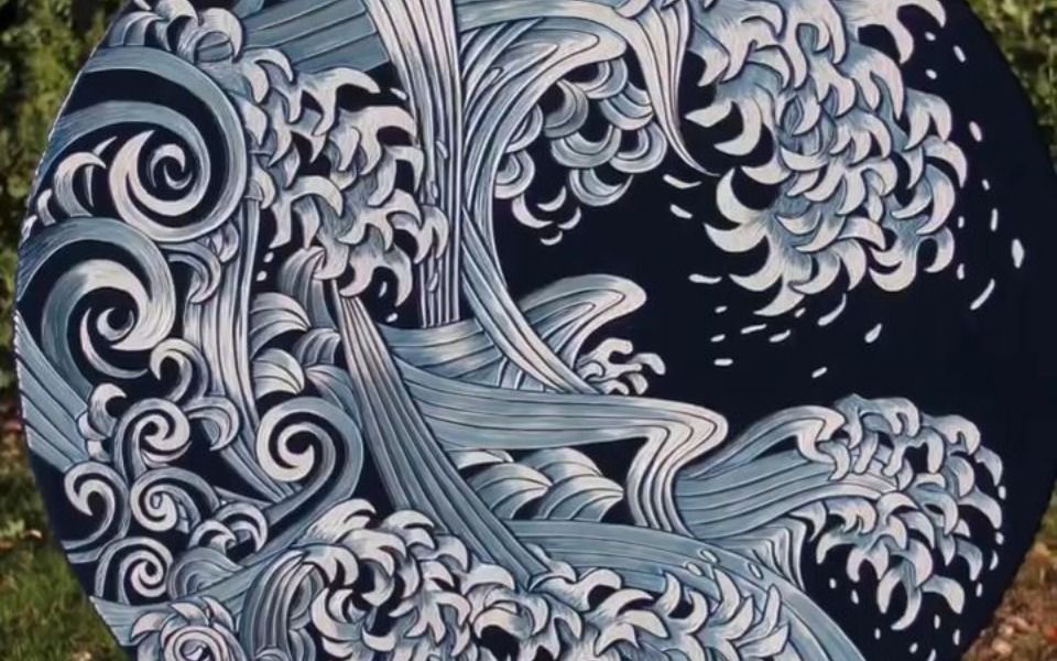 海浪的艺术(雕刻)