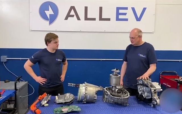 拆解特斯拉model3电机