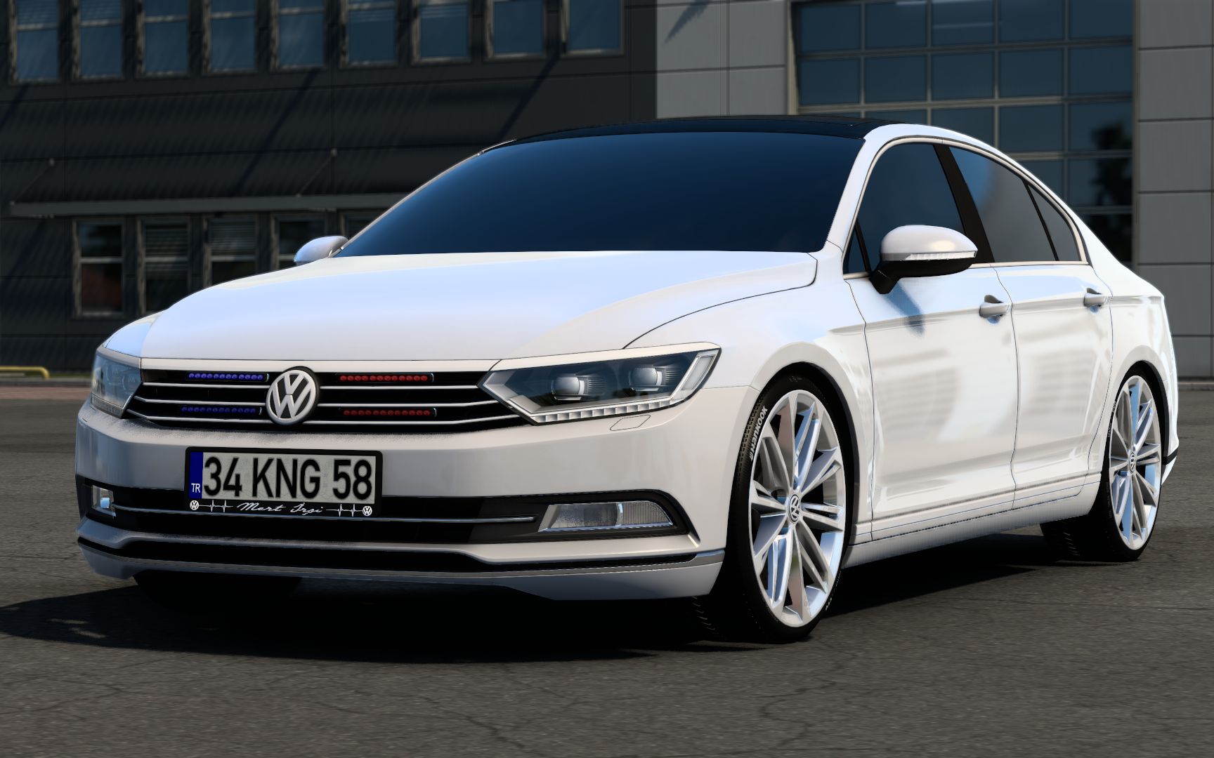 欧美卡通用mod:大众帕萨特b8 2017(1.45.x)