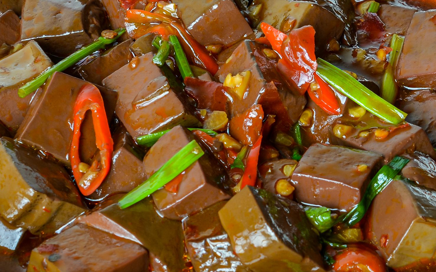 香辣鸭血 | 又是一个下饭神器!