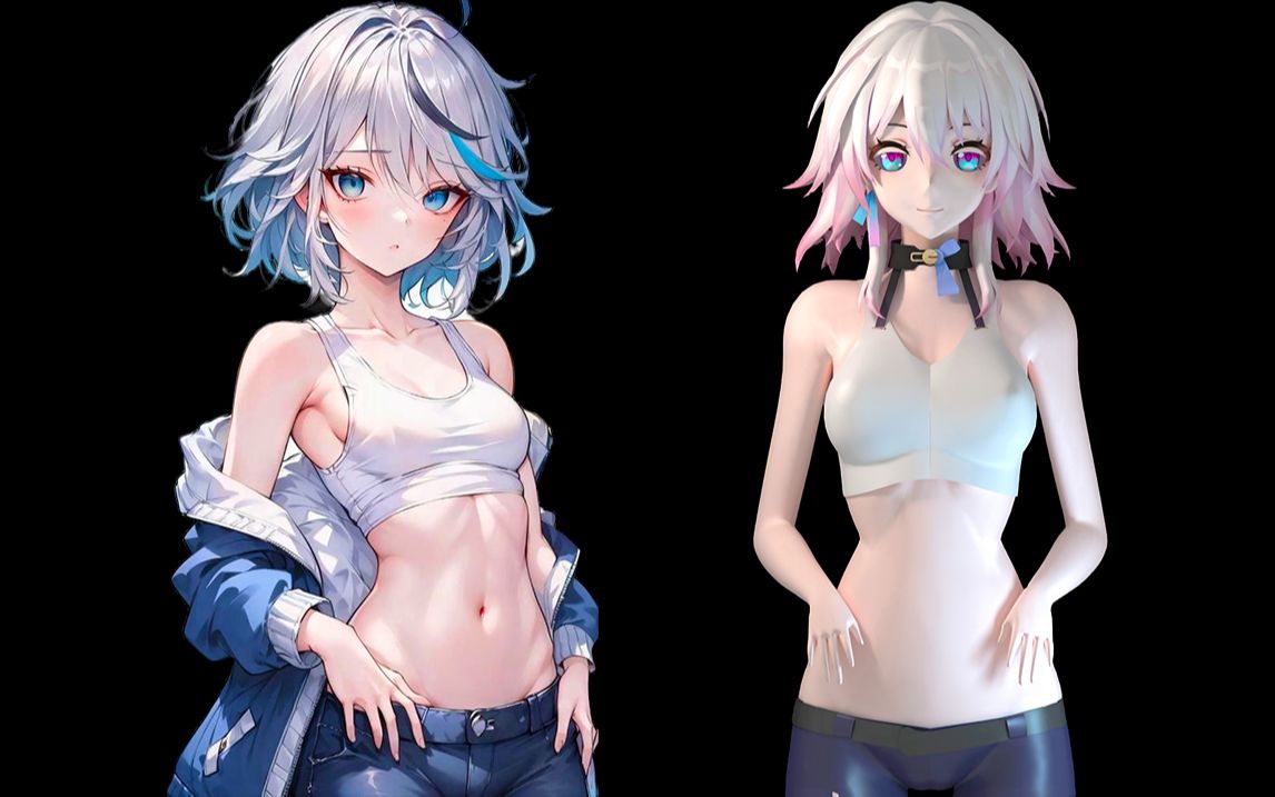 【3dmax人物建模】完美身材的高颜值少女!