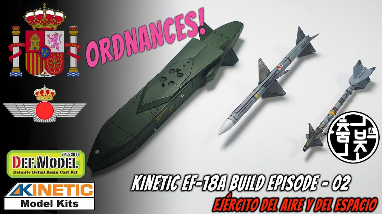 天力 1/48 ef-18a"大黄蜂"战斗机模型西班牙空军涂装制作episode.02
