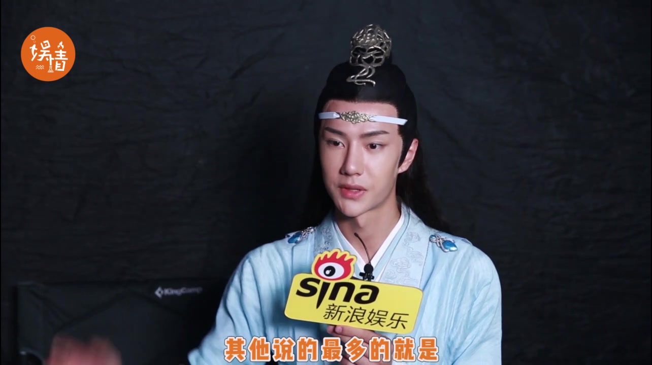 陈情令王一博肖战陈情令专访花絮肖战大呼蓝二哥哥王一博放话在摩托车