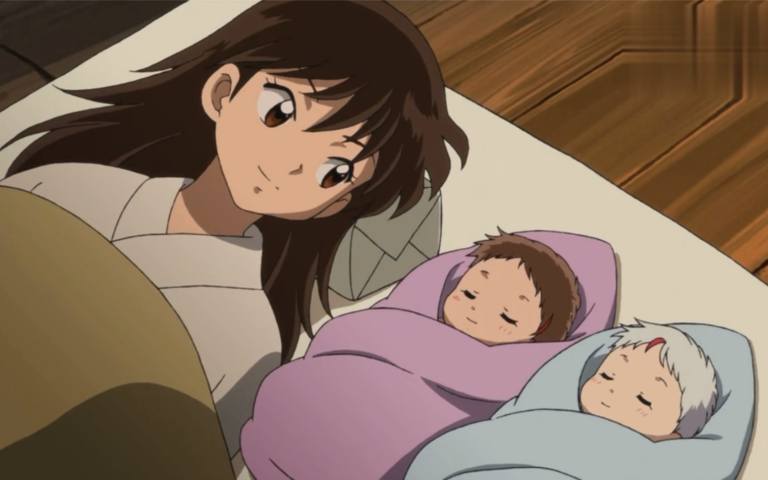 犬夜叉夫妇和杀生丸夫妇保护孩子的方式,你喜欢哪个_哔哩哔哩_bili