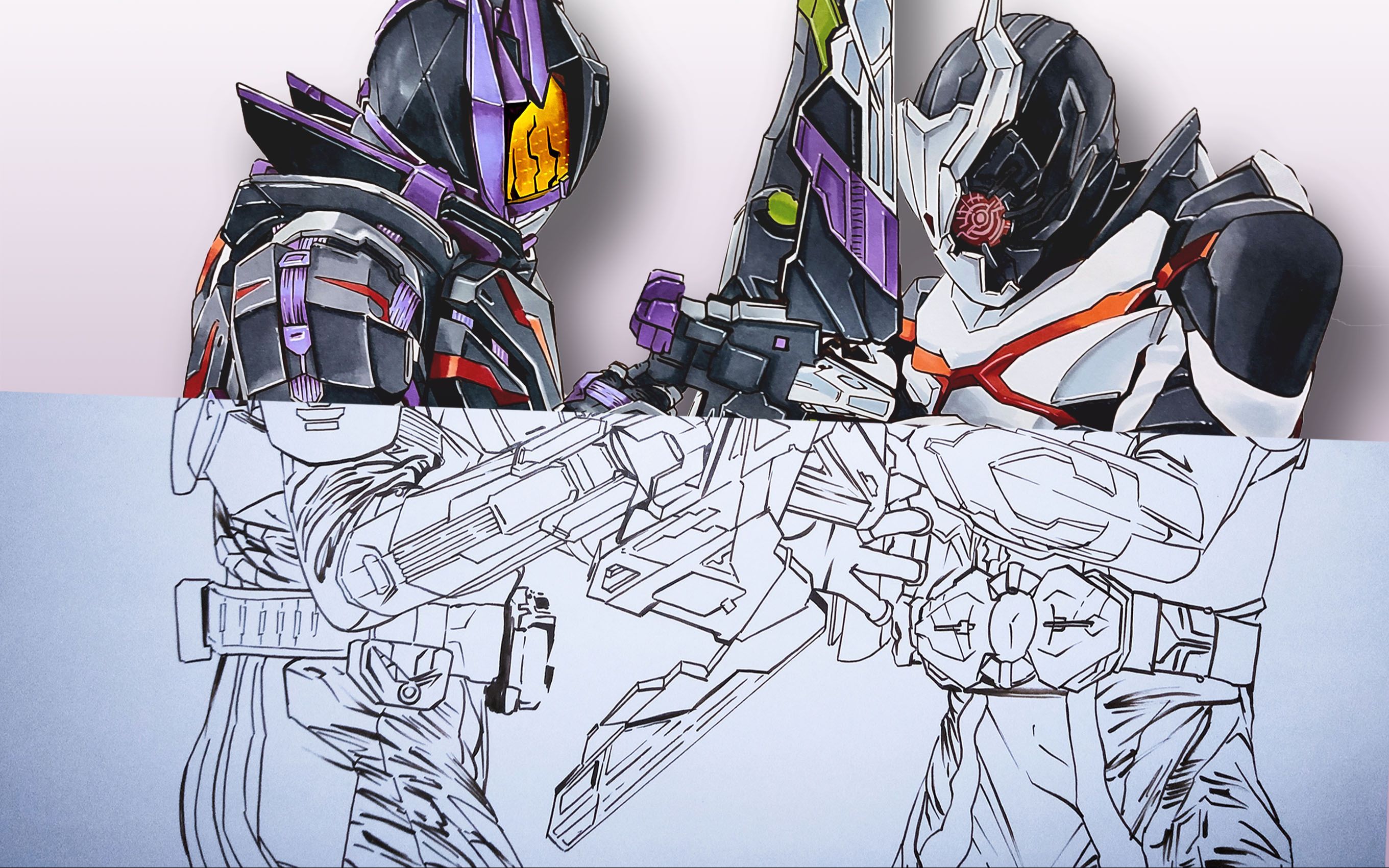 用漫画的方式打开01最终之战亚克毒蝎vs亚克1