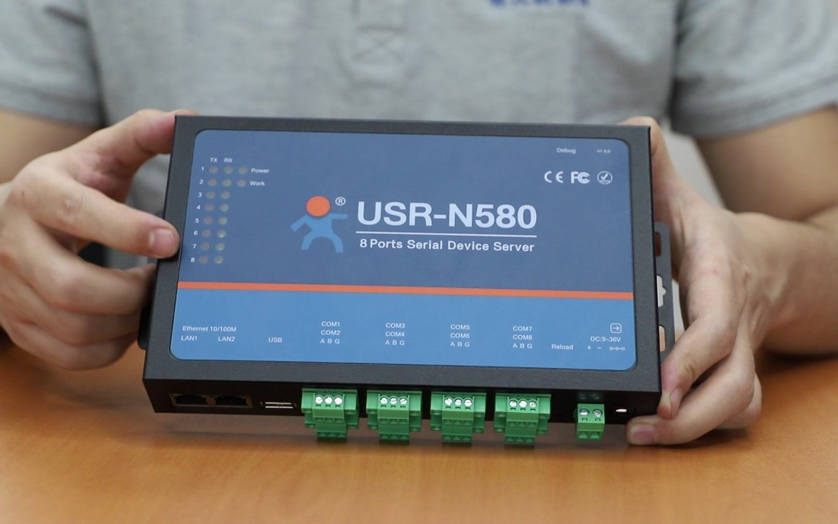 八串口服务器(USR-N580)该如何操作使用?
