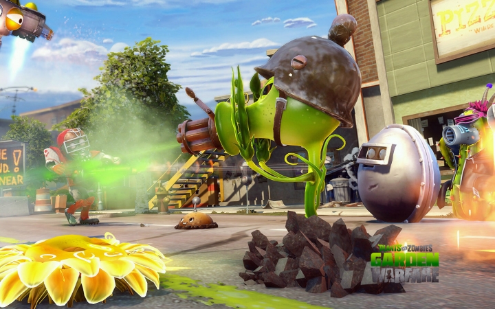 【植物大战僵尸:花园战争】毒豌豆日常