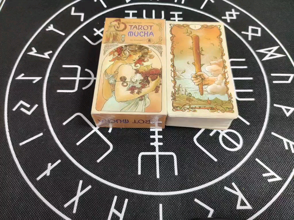 塔罗牌占卜##穆夏塔罗牌#复古风