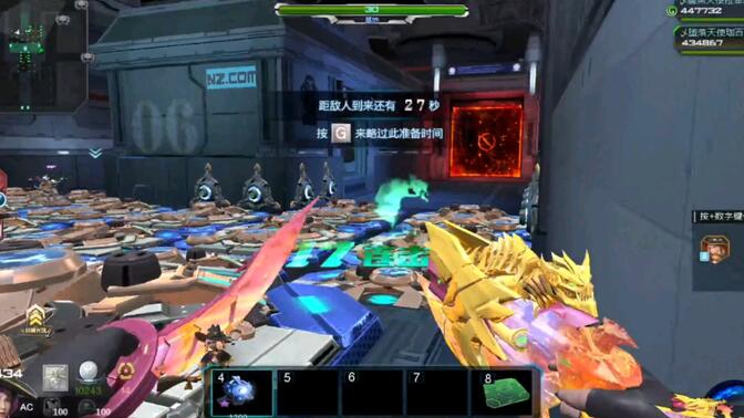 逆战  天启左轮纯大招打铁鹰