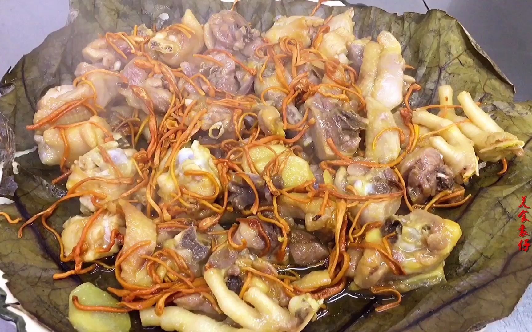 活动  正宗广式"虫草花蒸鸡",鸡肉嫩滑口感好,看着就好吃