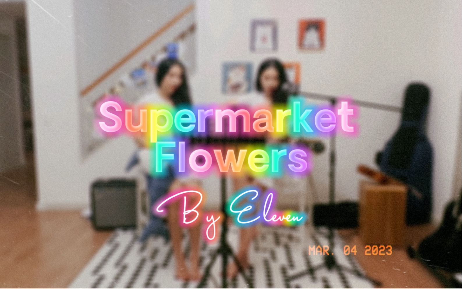 [图]Supermarket Flowers 客厅吉他弹唱