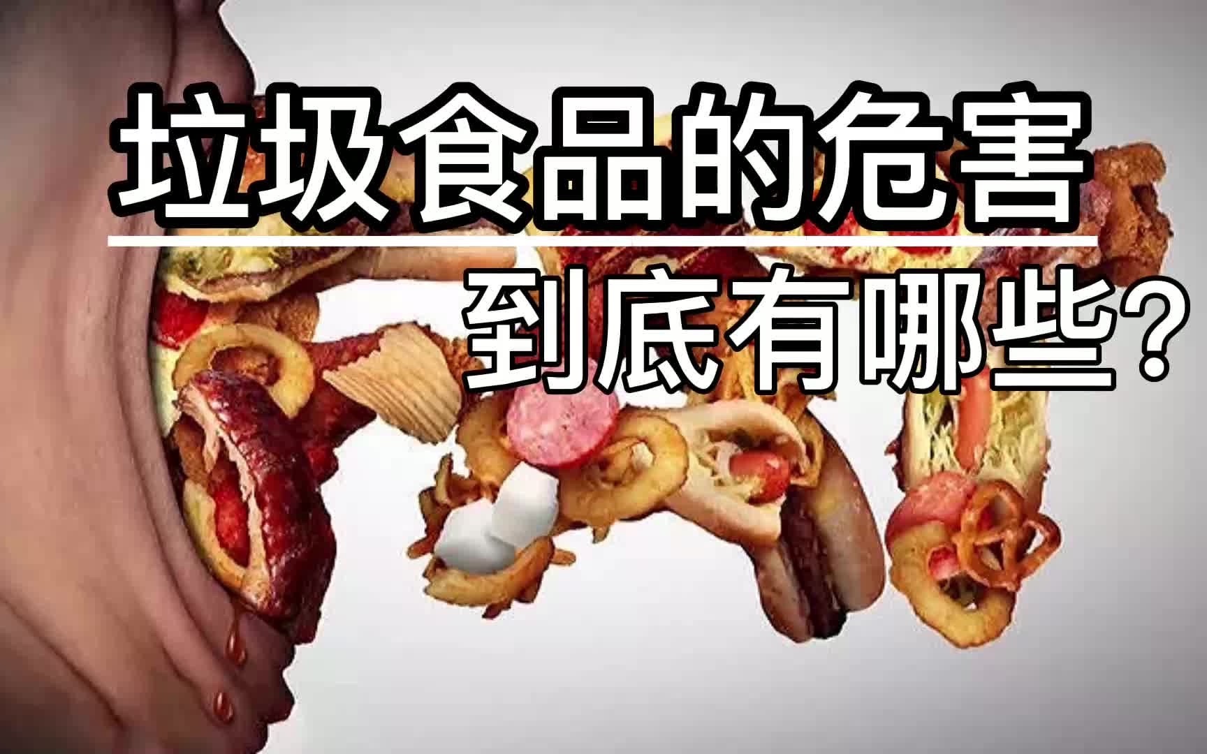 垃圾食品的危害到底有哪些?哔哩哔哩bilibili