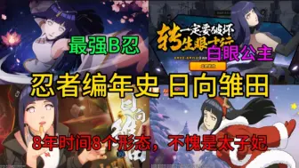 下载视频: 【忍者编年史 日向雏田】8年8个形态，不愧是太子妃!