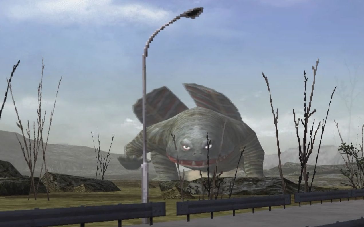 突破烟雾毒气怪兽凯姆拉登场奥特曼空想特摄10