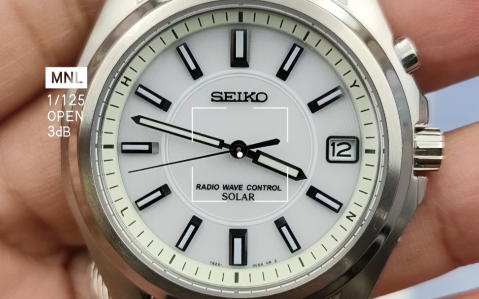 精工7b22光动能钛合金电波表