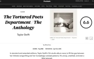 Télécharger la video: Taylor Swift给Pitchfork所有专辑打分一览，无敌的最值得信赖的声音倒下了