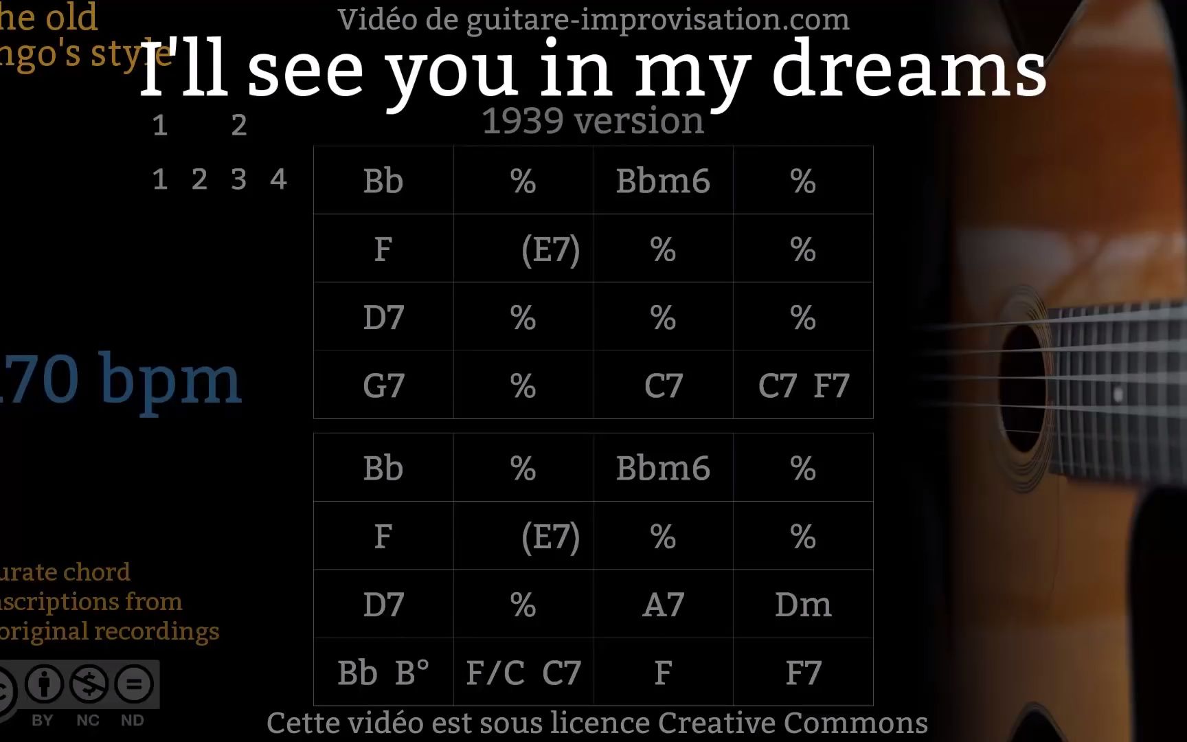 [图]I'll See You In My Dreams (170 bpm) - 吉普赛爵士吉他伴奏