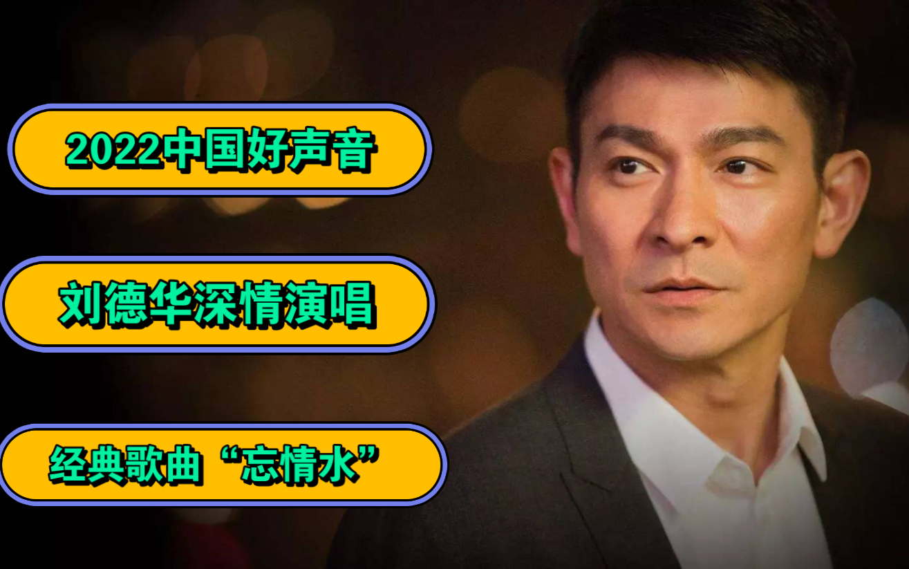 刘德华:2022中国好声音《忘情水》经典歌曲永流传!